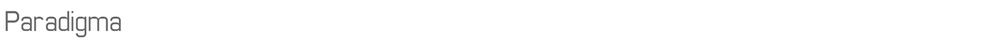 Paradigma Paradigma Regular Trial.otf font preview